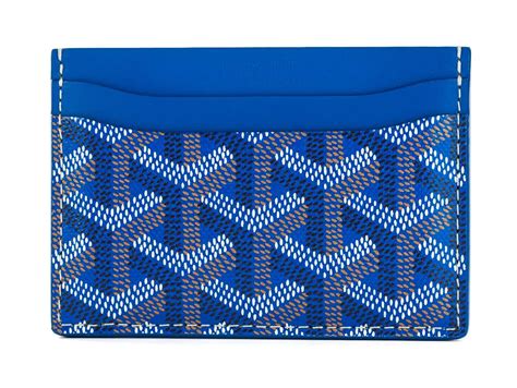 portacarte goyard blu|blue GOYARD Women Purses, wallets & cases .